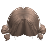 Precious Side Buns Hair (Milktea)