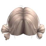 Precious Side Buns Hair (Platinum Blonde)
