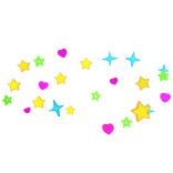 ✨ Preppy Colorful Stars Aura