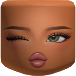 Preppy Girl Cold Blush Cute Face Makeup Mask Green