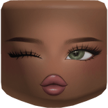 Preppy Girl Cold Blush Cute Face Makeup Mask Green