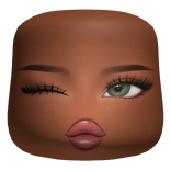 Preppy Girl Cold Blush Cute Face Makeup Mask Green