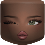 Preppy Girl Cold Blush Cute Face Makeup Mask Green