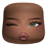 Preppy Girl Cold Blush Cute Face Makeup Mask Green