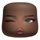 Preppy Girl Cold Blush Cute Face Makeup Mask Green