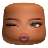 Preppy Girl Cold Blush Cute Face Makeup Mask Green