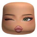 Preppy Girl Cold Blush Cute Face Makeup Mask Green