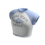 Preppy Hawaii Aloha Tee Blue