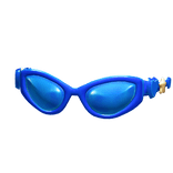 -',ৎ Preppy Heart Gem Glasses in Blue