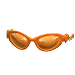 -',ৎ Preppy Heart Gem Glasses in Orange