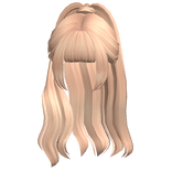 Preppy High Ponytail w/ Bangs (Blonde)