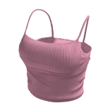 preppy pastel pink camisole tank top