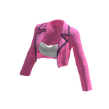 Preppy Pink Cropped Blazer BB