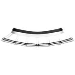 Preppy Pleated Cheer Mini Skirt (White & Black)