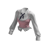 Preppy Shirt with Tank Top Pink BB