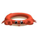 preppy summer crab beach floatie 