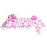 Preppy Tropical Summer Skirt in Pink