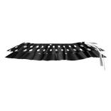 † : pretty black polka dots ruffled mini skirt 