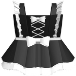 ꒰♡꒱ pretty frilly black doll dress with bows