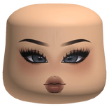 Pretty Girl Eyeliner Makeup Cheeks Head