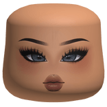 Pretty Girl Eyeliner Makeup Cheeks Head