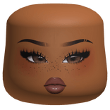 Pretty Glam Girl Makeup Cheeks Head