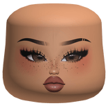 Pretty Glam Latina Makeup Cheeks Head w/ Nose