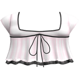 pretty gothic ruffled blouse pink 2