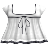pretty gothic ruffled dress white 2