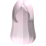 🤍 pretty long anime doll hair light pink