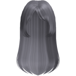 🤍 pretty long anime doll hair silver grey