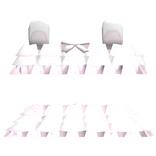 ♡ : pretty ruffled bunny outfit set in pink