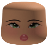 Pretty Soft Makeup Blush Cheeks Face W/ Green Eyes