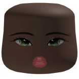 Pretty Soft Makeup Blush Cheeks Face W/ Green Eyes