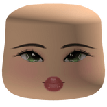 Pretty Soft Makeup Blush Cheeks Face W/ Green Eyes