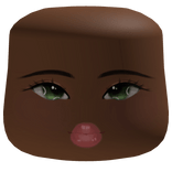 Pretty Soft Makeup Blush Cheeks Face W/ Green Eyes