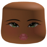 Pretty Soft Makeup Blush Cheeks Face W/ Green Eyes
