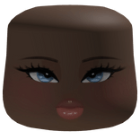 Pretty Soft Makeup Glam Cheeks Face W/ Blue Eyes