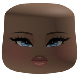 Pretty Soft Makeup Glam Cheeks Face W/ Blue Eyes