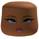 Pretty Soft Makeup Glam Cheeks Face W/ Blue Eyes
