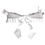 🤍 pretty spring doll ruffle top pink & white