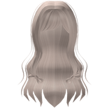 🤍 pretty wavy long wispy hair blonde