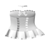 pretty white princess dress