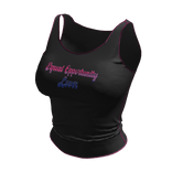 ʚ♡ɞ PRIDE: Tight Graphic Black Bi Tank Top