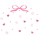 Princess Bow Aura hot pink ♡ 