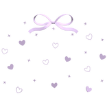 Princess Bow Aura purple ♡ 