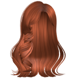 Princess Curly Sidepart (Ginger)