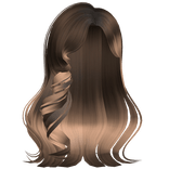 Princess Curly Sidepart (Mocha Ombre)