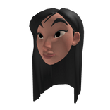 Princess Mulan (Hair Down) Head ⚔️