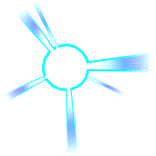 Prismatic Neon Energy Beam Anime Skill